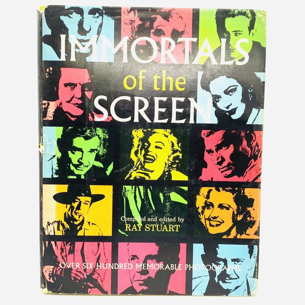 Barrymores Monroe Immortals of the Screen Ray Stuart Hardcover Dust Jacket 1965